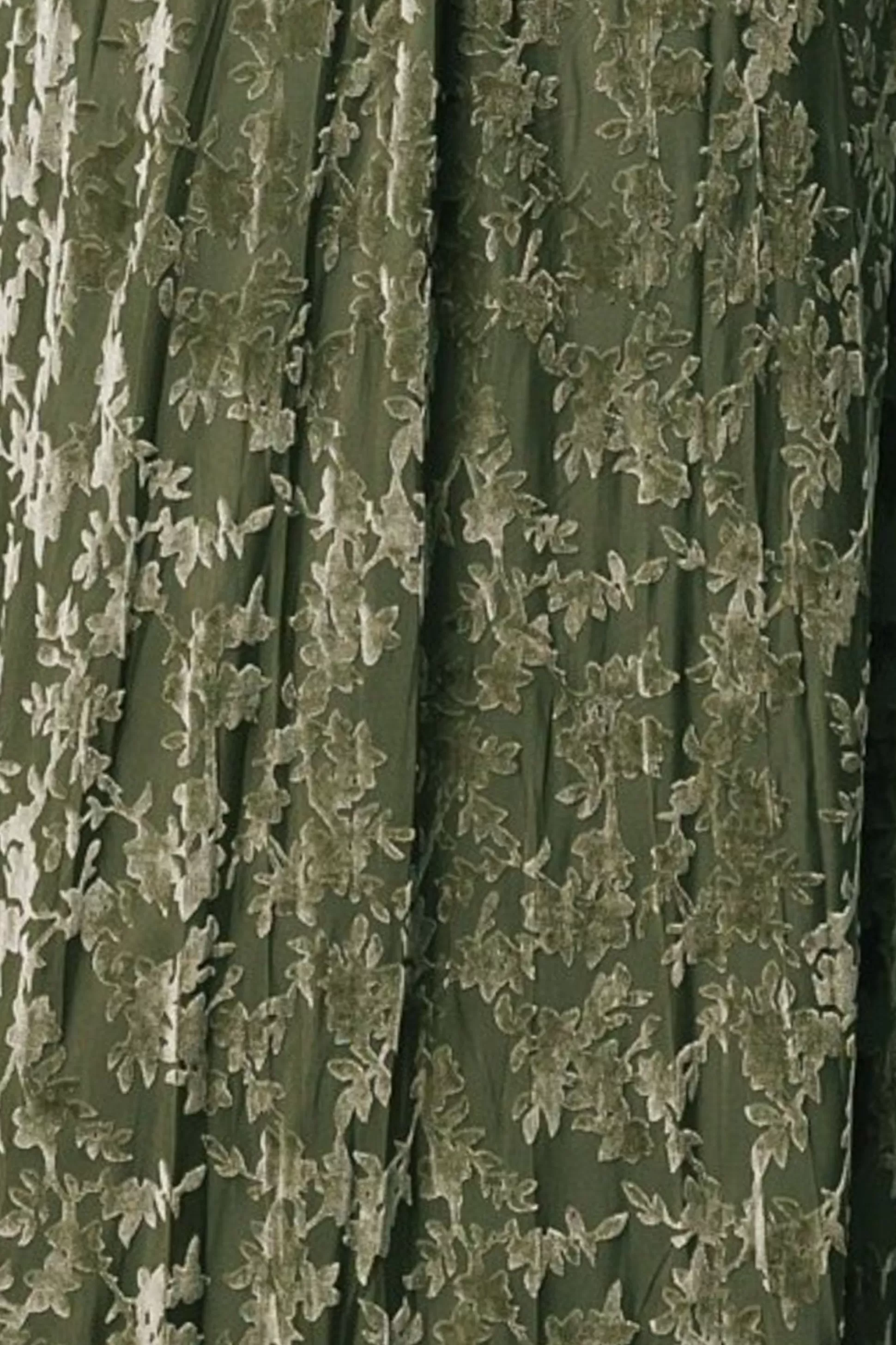 fabric swatches | Baltic Born Fabric Swatch - Everley Velvet | Dark Sage