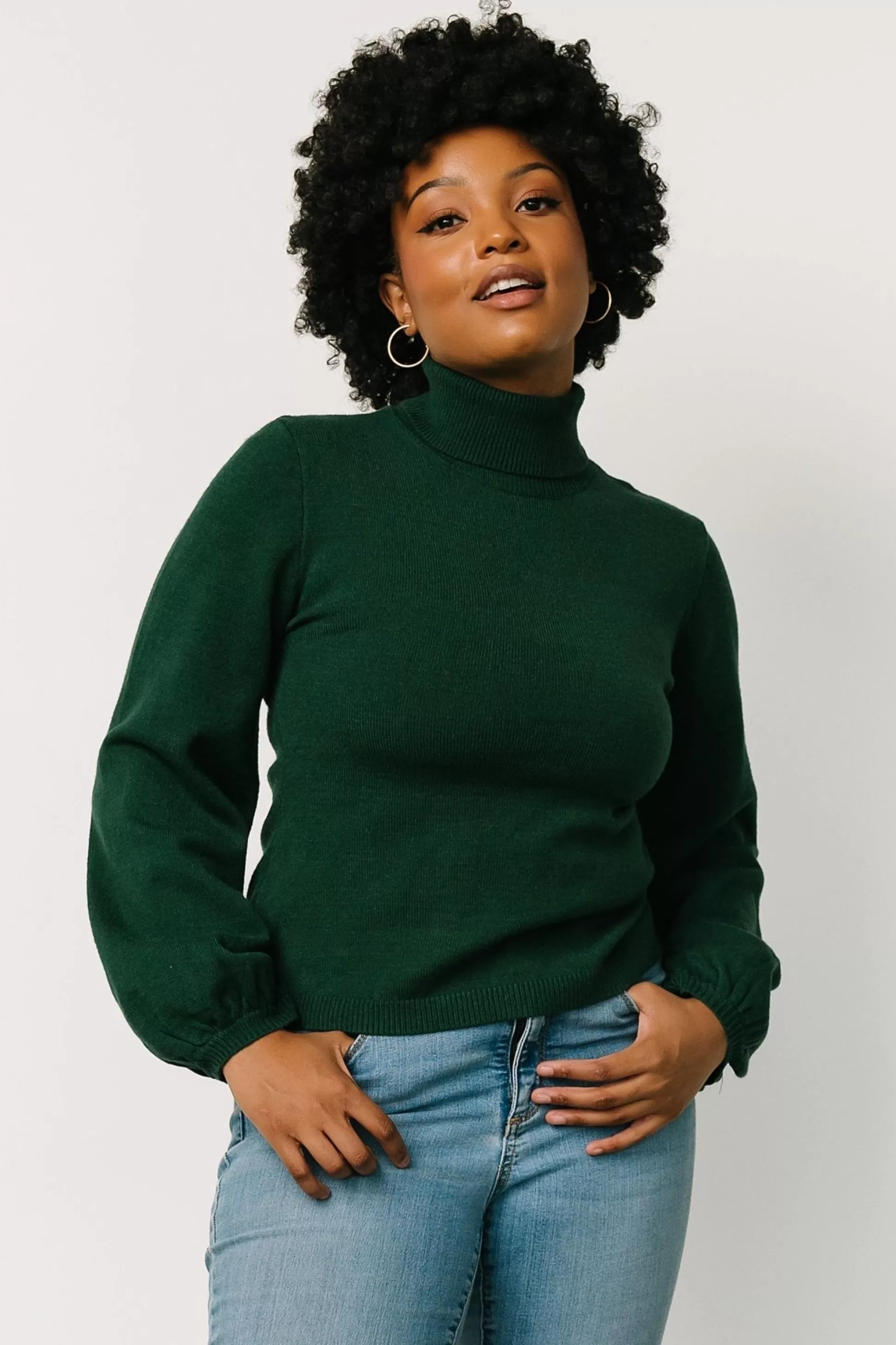 COMING SOON | Baltic Born Nielsen Turtleneck Sweater | Emerald