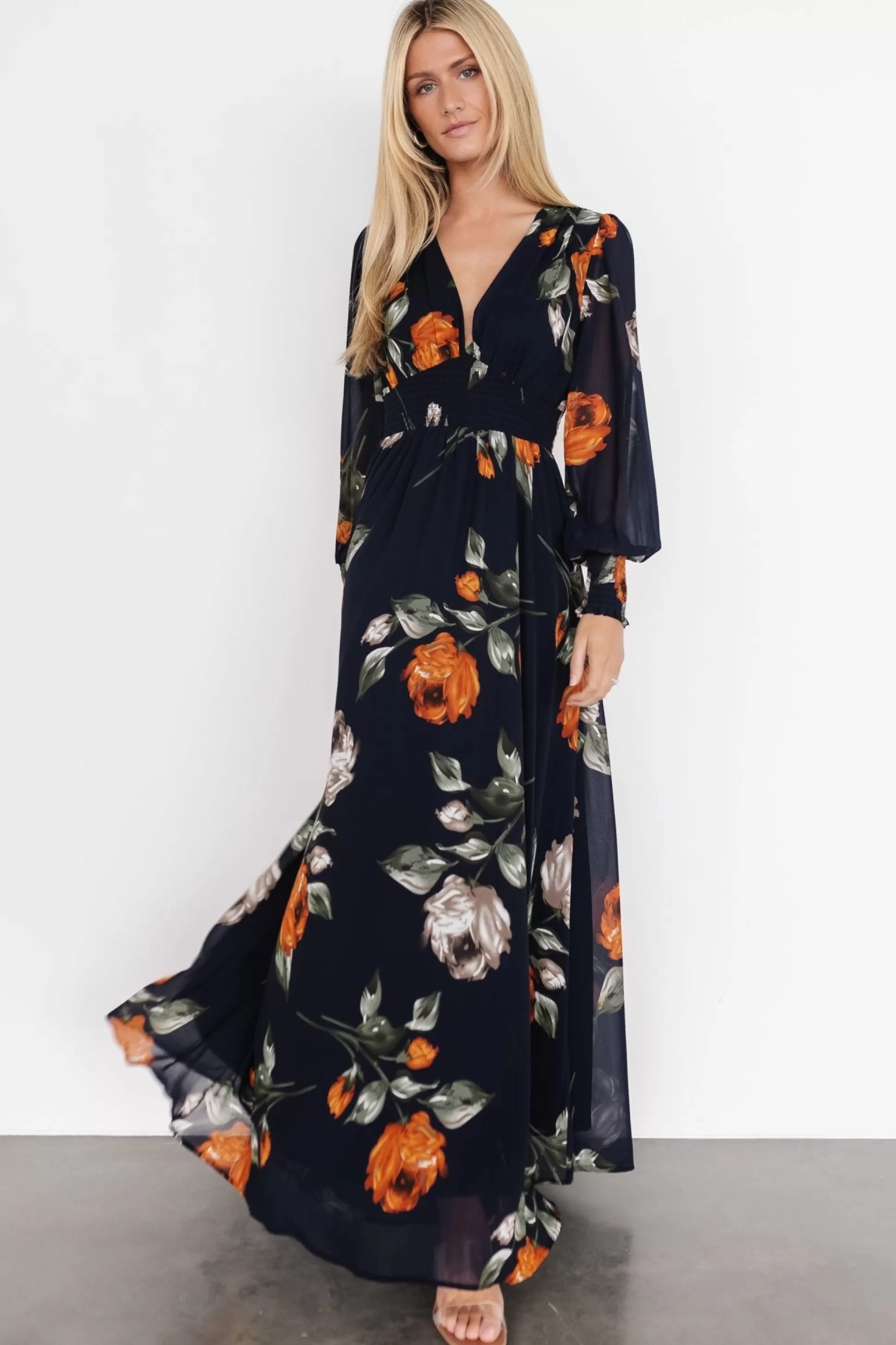 WEDDING SUITE | wedding guest | Baltic Born Olivia Maxi Dress | Midnight Navy Floral