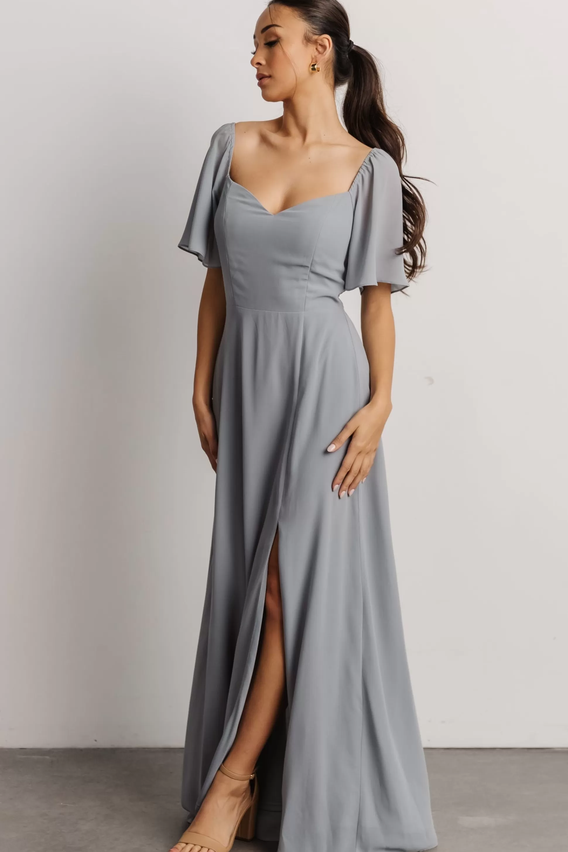 WEDDING SUITE | wedding guest | Baltic Born Sierra Sweetheart Maxi Dress | Light Blue